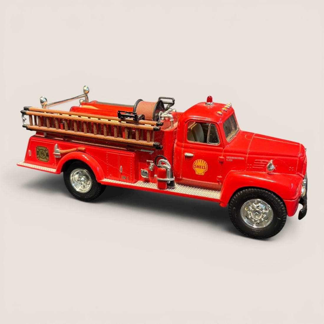 A Shell Oil Fire Truck Toy, Gas Station Owners Promotional Toy (1 of 2)
