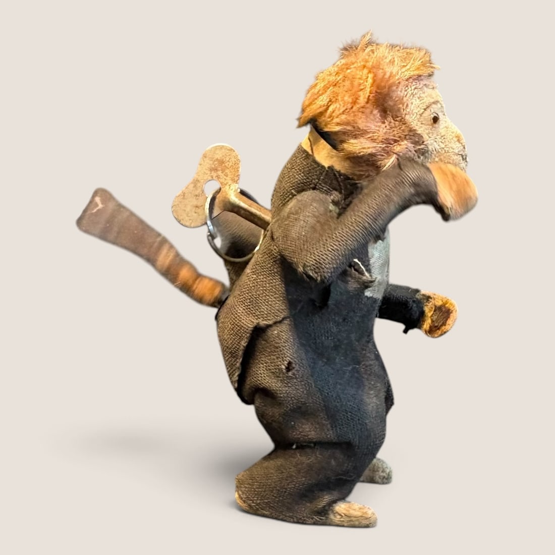 Antique Wind-Up Monkey Toy - 2