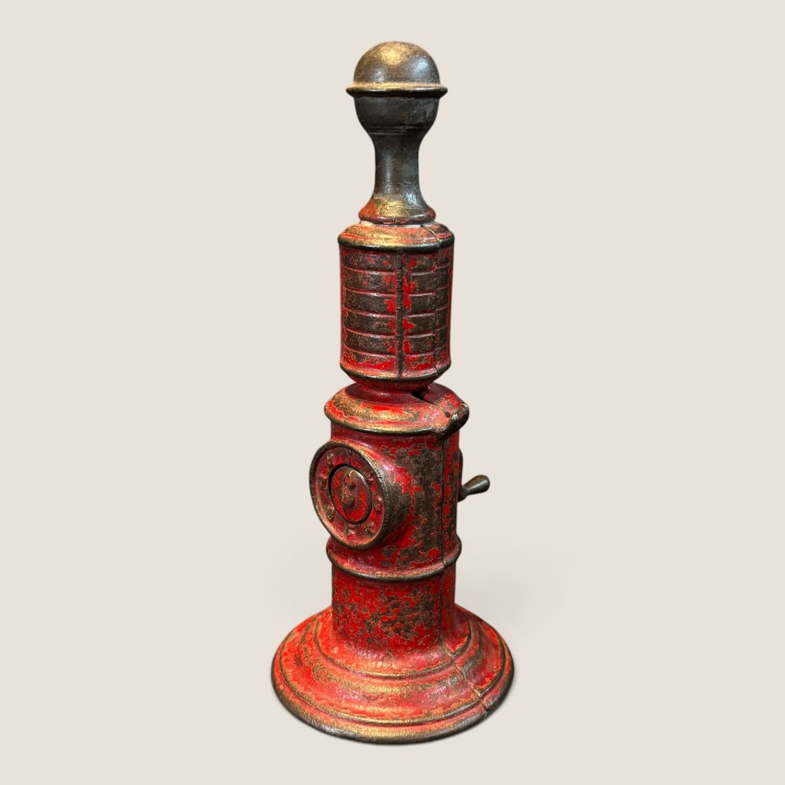 A.C. Williams Antique Cast Iron Gas Pump Clock Face Style: 1920-1930s A.C. Williams cast iron clock face style gas pump 7 inches tall No hose Bid directly at Bid.Ziebarths.com for a lower buyers premium (18%). We offer in-house shipping on all items.