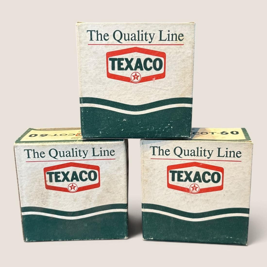 3 NOS Texaco Cot-60 Gas Caps In the Original Boxes: 3 NOS Texaco Cot-60 gas caps in the original boxes all 3 for one price excellent Bid directly at Bid.Ziebarths.com for a lower buyers premium (18%). We offer in-house shipping on all items.