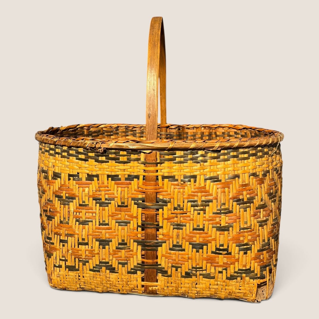 Large Cherokee Handled Basket (1 of 3)