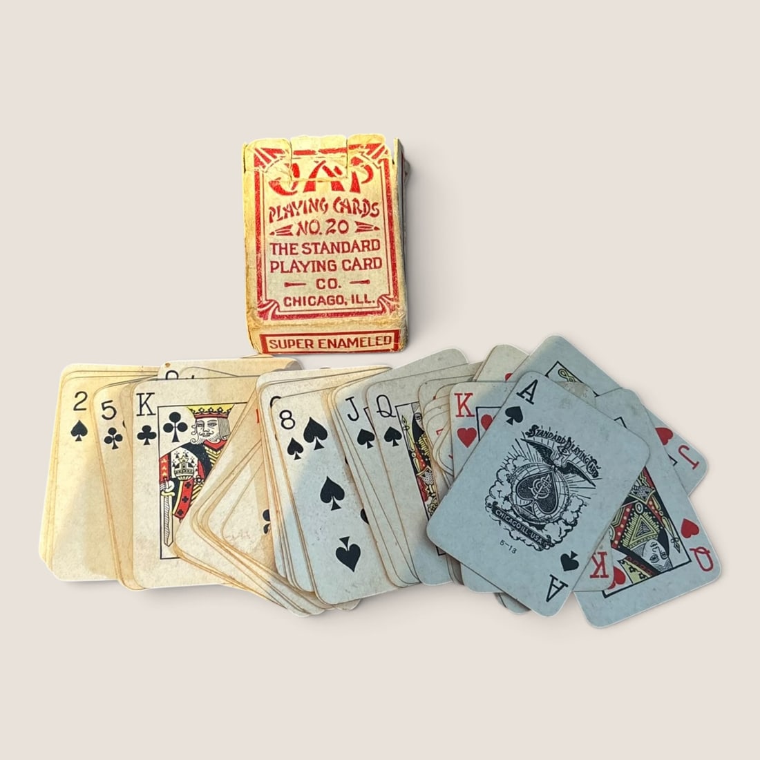 Pre 19i20's Miniature " Jap " Playing Cards (1 of 1)