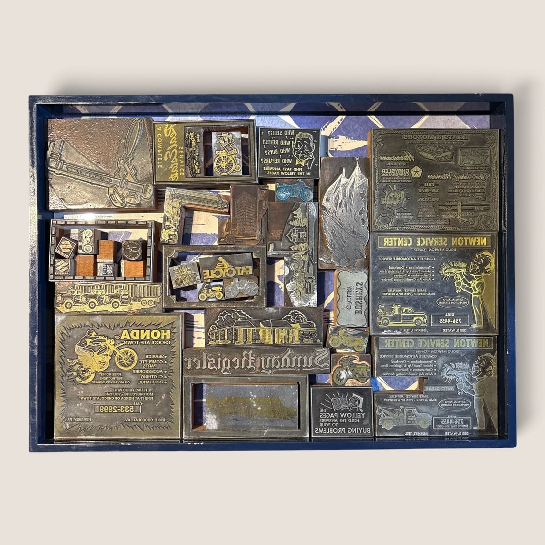 Large Case Of Vintage Printers Blocks (1 of 2)
