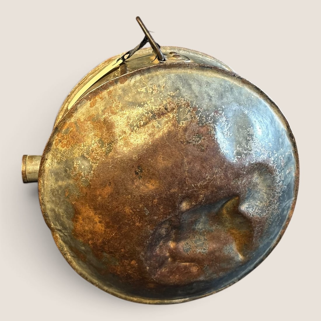 19th Century Metal Drum Canteen (1 of 2)