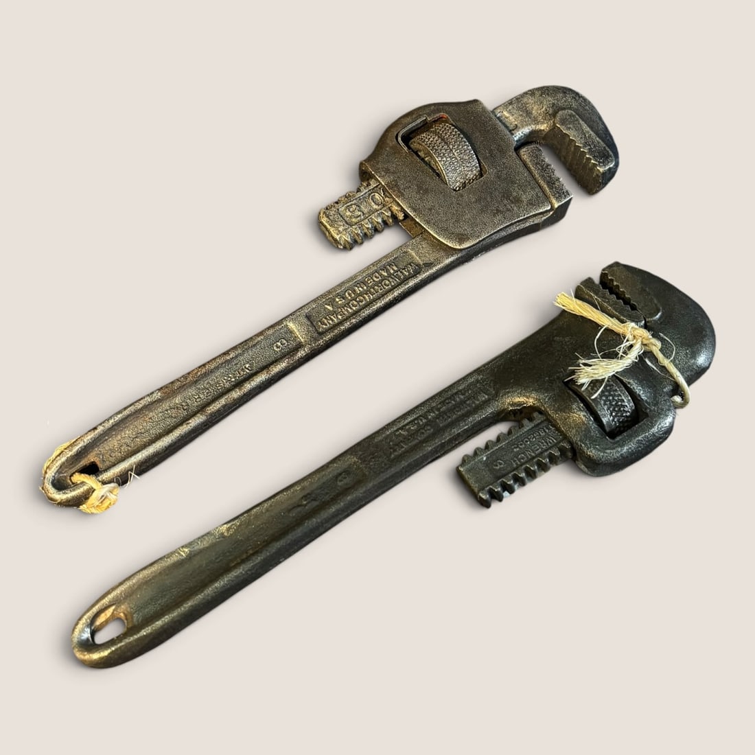 2 Antique Adjustable Pipe Wrenches (1 of 1)