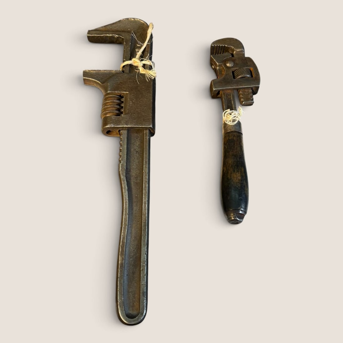 2 Antique Small Adjustable Wenches: 2 smaller antique adjustable wrenchesWe offer effecient & affordable in-house shipping on all items in this auction. Bid directly at Bid.Ziebarths.com for our lowest buyers premium (18%)!