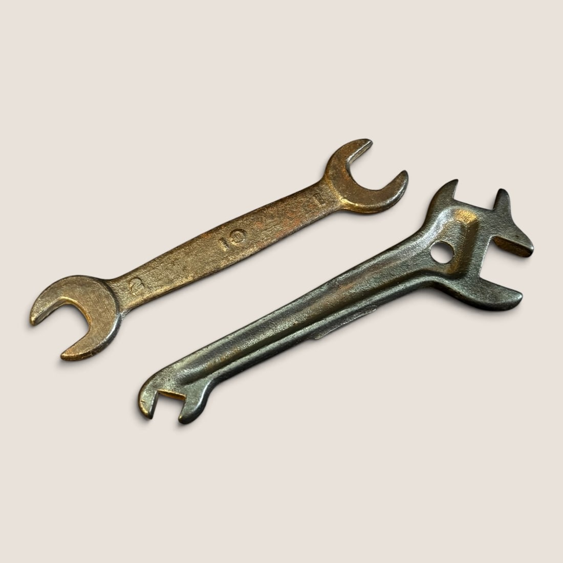 Antique Moline 59 & Ford Open End Wrenches (1 of 1)