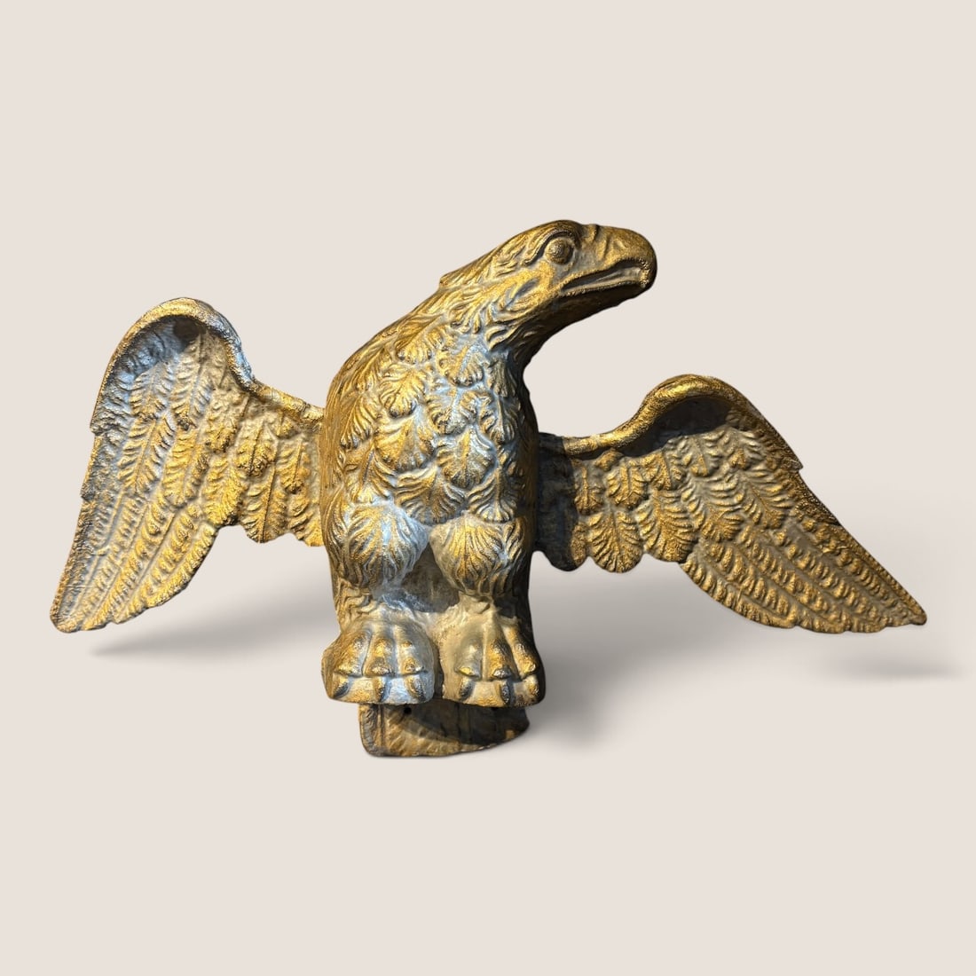 Antique Gold Iron Eagle, Fine Detail (1 of 2)