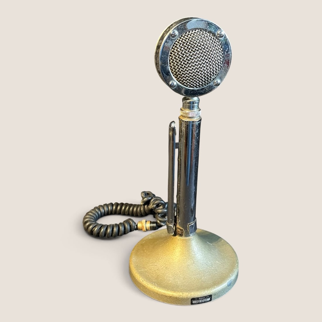 Vintage " Astatic D-104 Lollipop m" Desk Microphone (1 of 1)