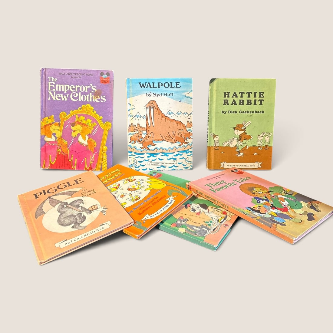 Walt Disney Productions & I Can Read Set 7 Vtg Children's Hardcover Books (1 of 1)