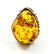 BALTIC AMBER GEMSTONE HANDMADE RING JEWELRY - 2