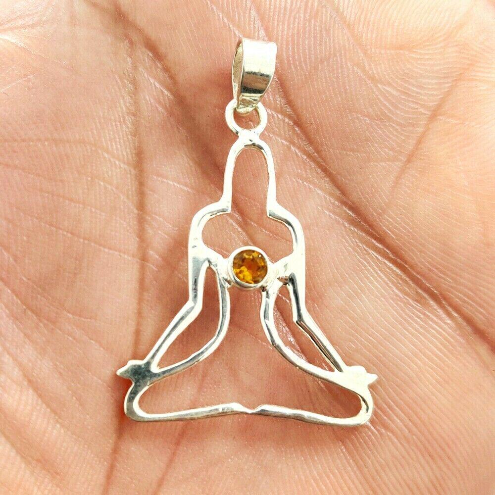 Natural Citrine Gemstone 92.5 Sterling Silver Pendant: Natural Citrine Gemstone 92.5 Sterling Silver Pendant , Gemstone : Citrine , Gemstone Color : Yellow , Gemstone Shape : Round , Gemstone Size : 4x4 MM , Pendant Size : 1.7 Inches , Metal Purity : 92.5
