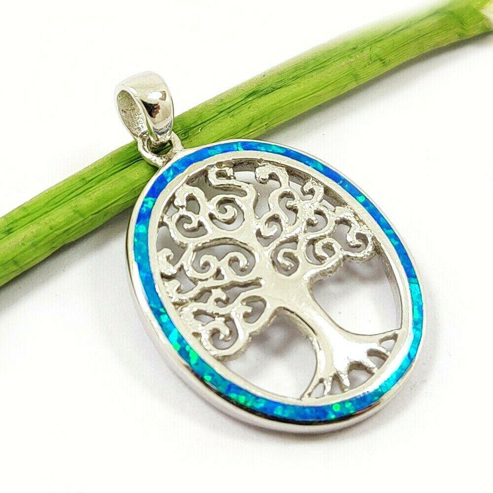 TREE OF LIFE OPAL 925 STERLING SILVER PENDANT: TREE OF LIFE OPAL 925 STERLING SILVER PENDANT Product Type : PENDANT Main Stone : OPAL Main Stone Color : MULTICOLOR Metal : STERLING SILVER Metal Purity : 925 Pendant Size : 1.5" Inches Pendant Weigh
