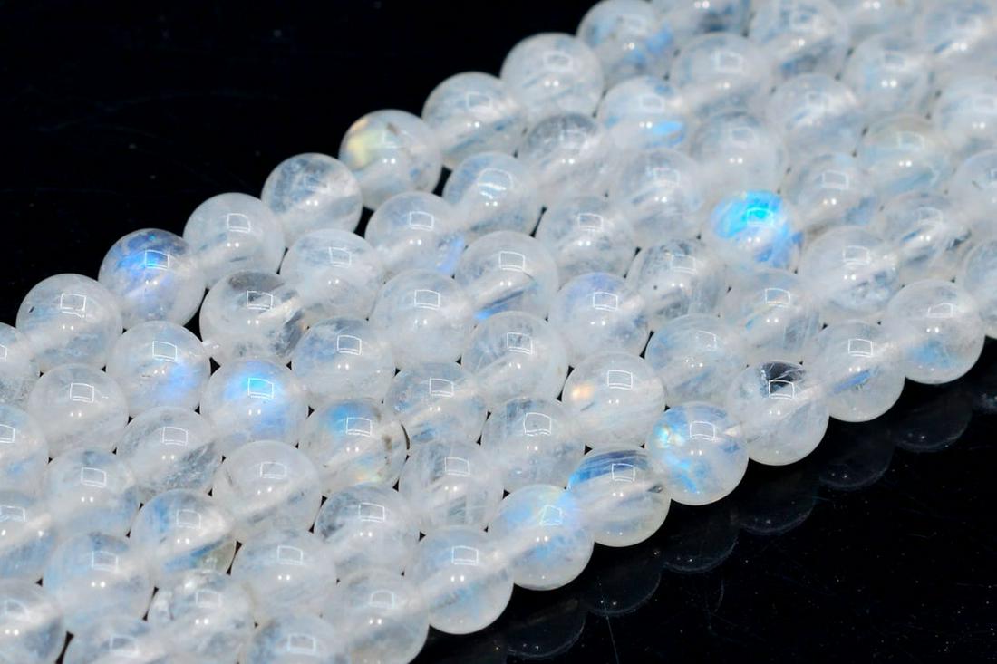 Rainbow Moonstone Rondelle Round 6 MM Plain Beads: Product Description : Rainbow Moonstone Rondelle Round 6 MM Plain Beads 10 Lines Strand 13 Inches each Product Type : Loose Beads Strand Gemstone : Rainbow Moonstone Color : Rainbow Beads Shape : Roun