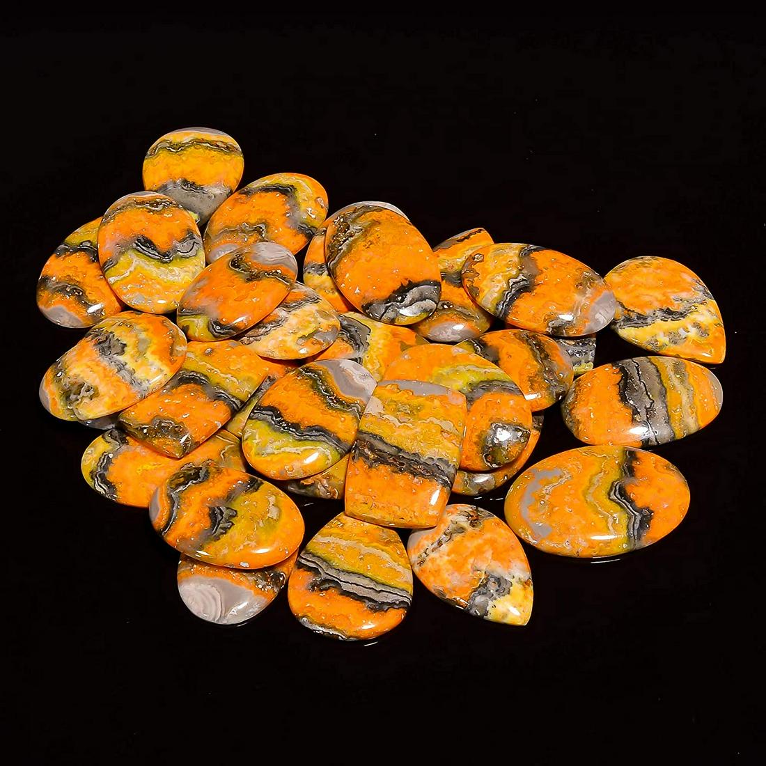 Bumble Bee Jasper Gemstone Mix Shape 1000 Cts.: GEMSTONE - Bumble BEE JASPER SHAPE - MIX SIZE - MIX WEIGHT - 1000.00 Cts. COLOR - MULTICOLOR NATURAL/LAB CREATED - NATURAL TREATMENT - NONE COUNTRY OF ORIGIN - BALI COUNTRY OF MANUFACTURE - INDIA
