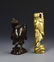Chinese Two Vintage Wood Figures - 2