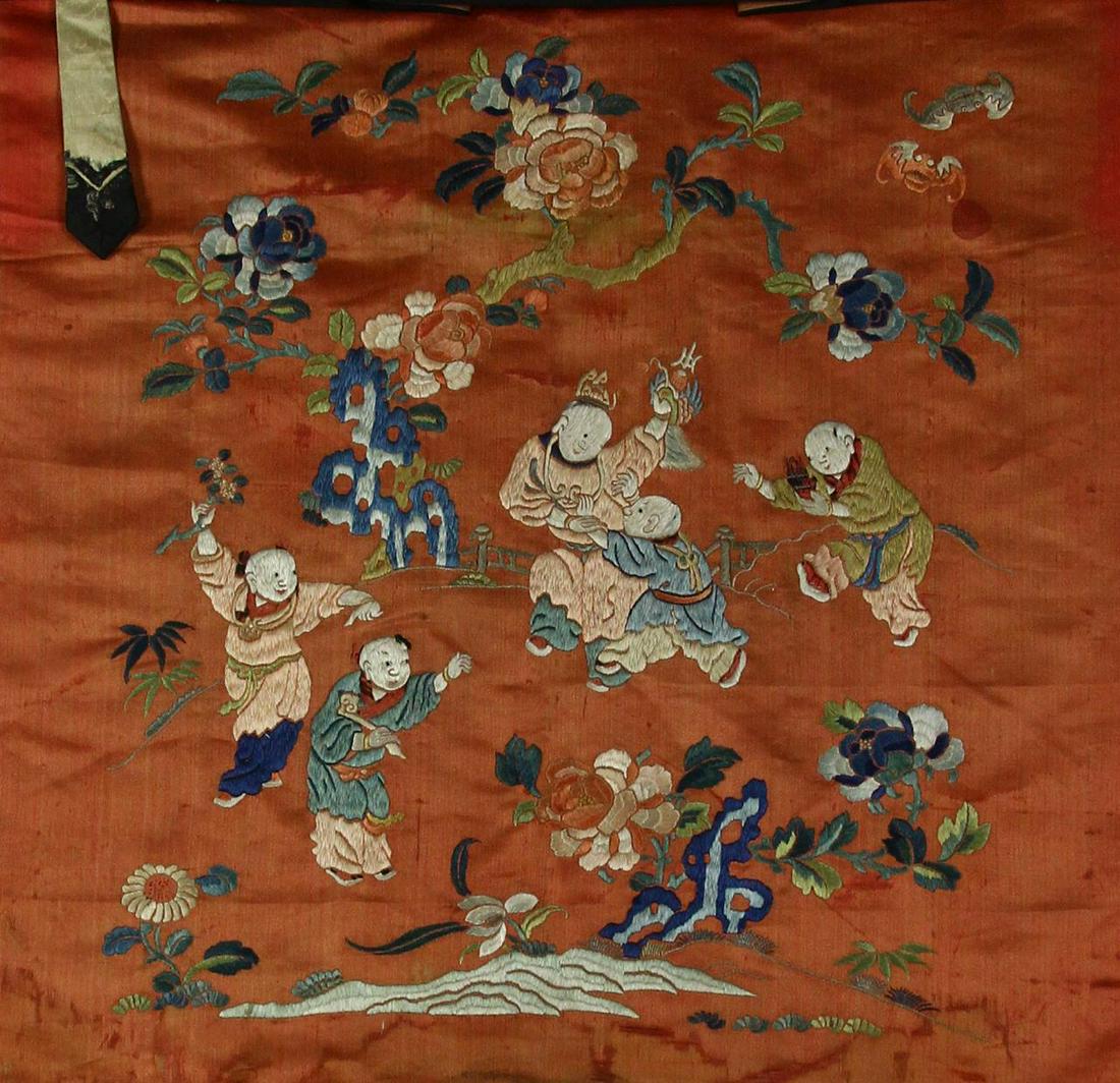 Chinese Silk Embroidery Panel (1 of 1)