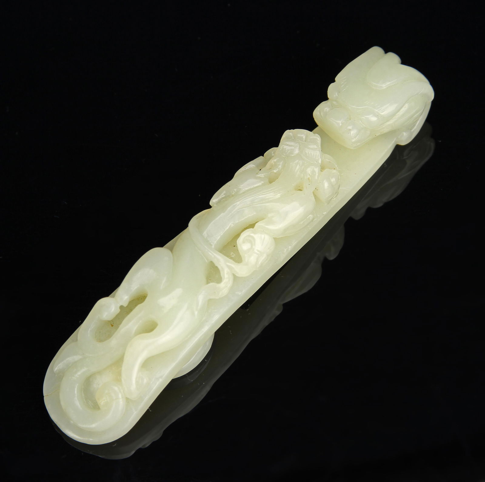 Chinese Jade Dragon Buckle (1 of 1)