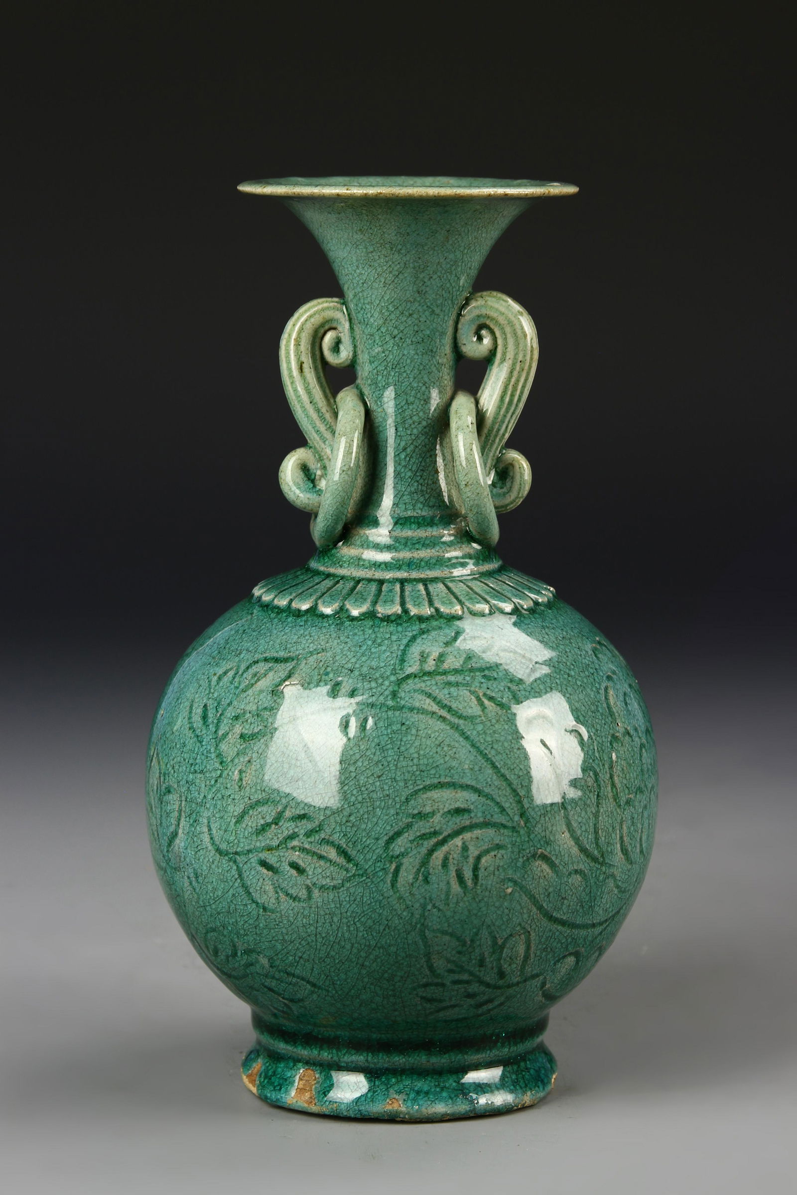 Chinese Green Glazed Vase (1 of 5)