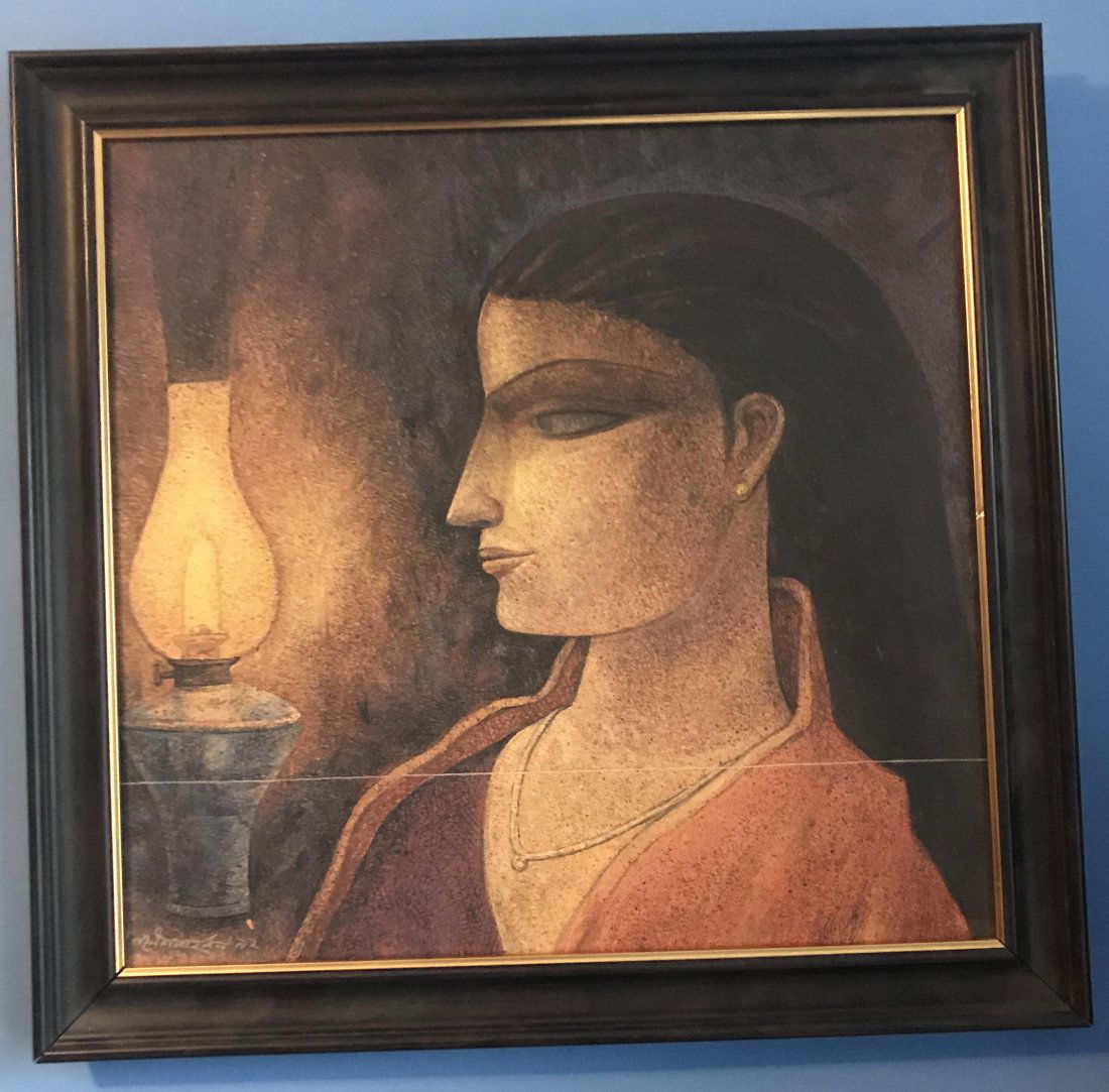 Ganesh Pyne ( Indian) 1937 - 2013: Ganesh Pyne ( Indian) 1937 - 2013Ganesh Pyne was an Indian painter and draughtsman born in Kolkata West Bengal . He was one of the most important contemporary artists of Bengal school who had develope