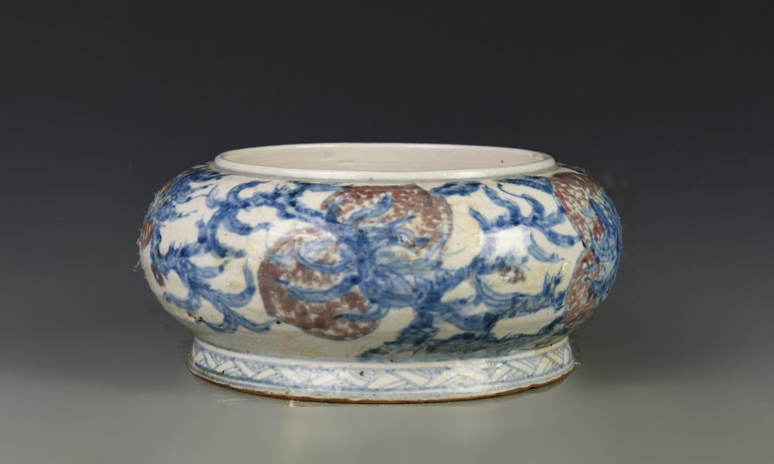 Chinese Black And Red Brush Washer (1 of 5)