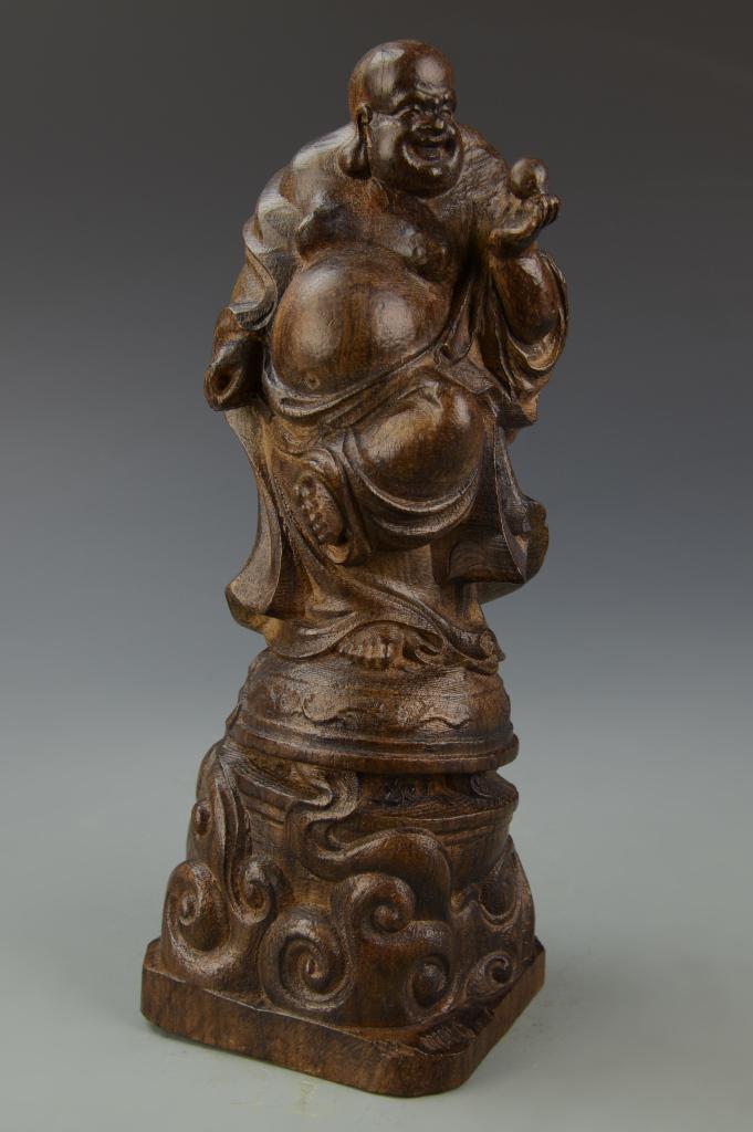 Chinese Hardwood Buddha (1 of 6)