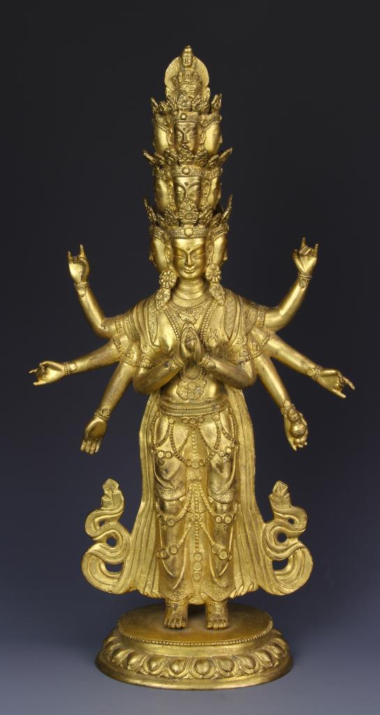 Chinese Gilt Buddha (1 of 4)