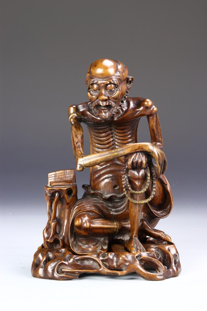 Chinese Wood Buddha (1 of 7)
