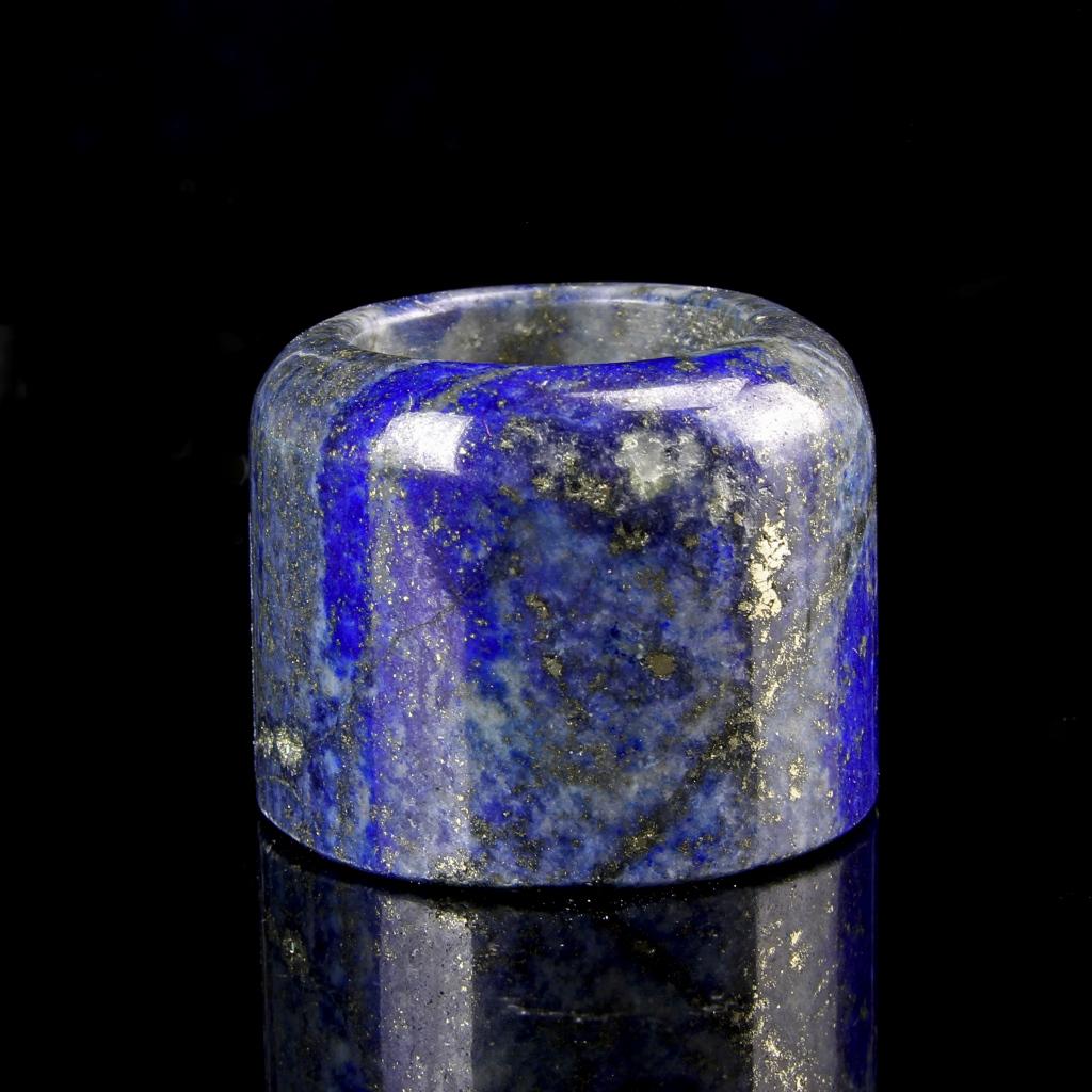Chinese Lapis Thumb Ring (1 of 3)