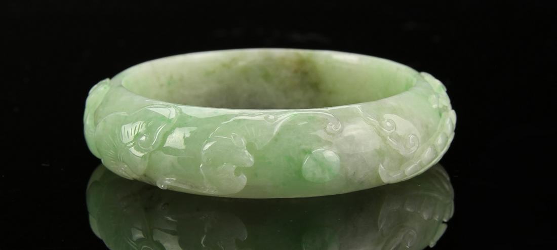 Chinese Jadeite Bangle (1 of 3)