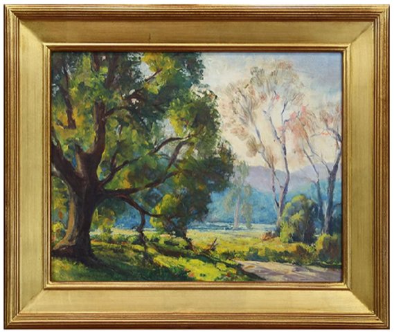 Oil on Panel Signed Orrin Augustine White  (1883 - 1969) (1 of 3)