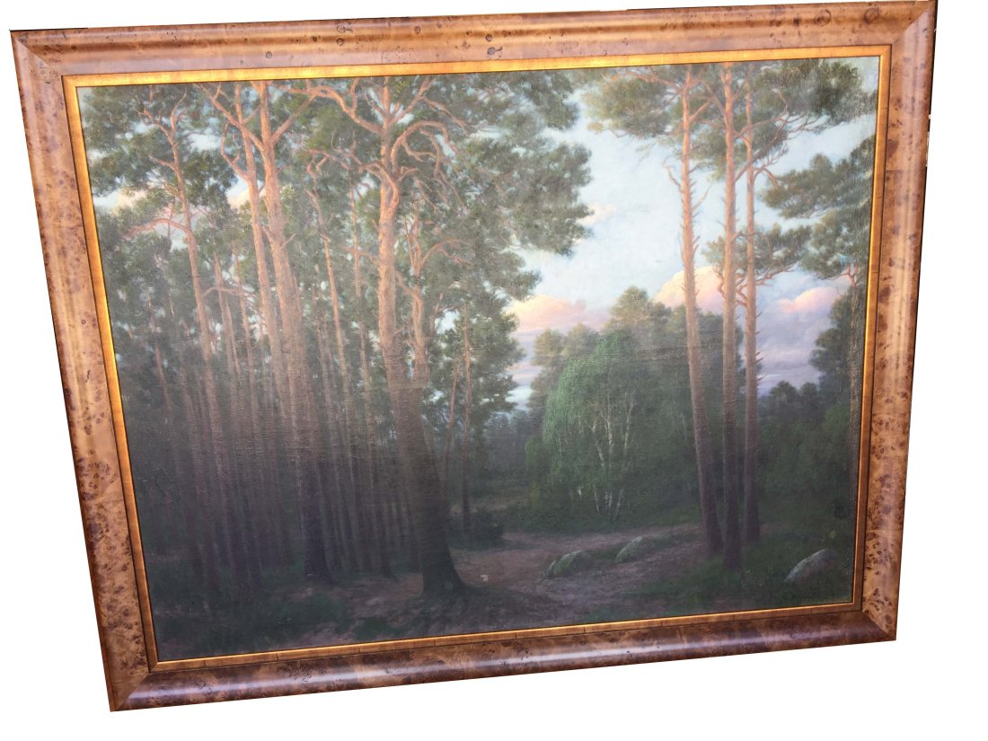 Oil on canvas signed  Ivan Fedorovich Choultse (1874 - 1939 ) (1 of 4)