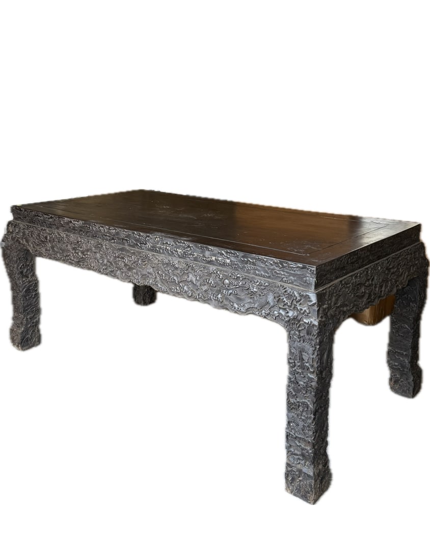 Chinese Hardwood Dinning Table (1 of 4)