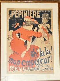 Oh! La La! Mon Empereur! advertising a revue at the La Pépinière theatre,
