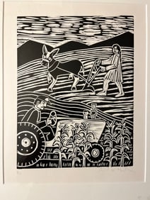 Nice etching dated artis unknown