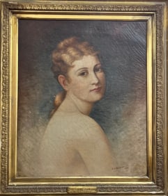 The oil painting was painted by MH Whiteman 1882