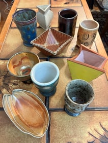 Ten Ceramic pieces