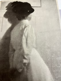 Heinrich Kuhn photogravure on silk