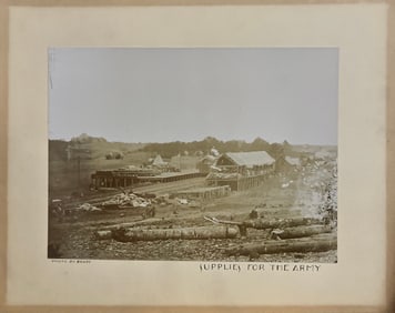 Original vintage photograph of Matthew B Brady signed