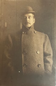 Vintage photograph of  giacomo Puccini