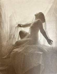 Early 20th century photograph Large format nude