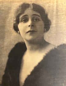 Attribute to George H Seeley photogravure on silk