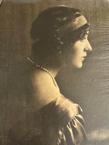 Early 20th century photogravure on silkgood