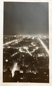 Titled on the back sent to park at night vintage snapshot photo