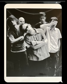 This photo is the front cover for a record label original photograph