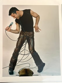 Ricky Martin 1980s art photo