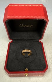 Cartier love Diamond gold ring