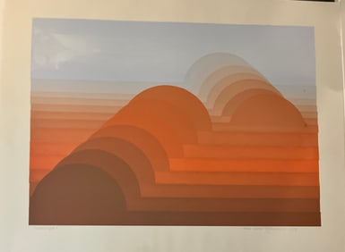 Lesley Richmond titled landscape signed on bottom right