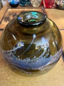 bill graft blow glass phase signed