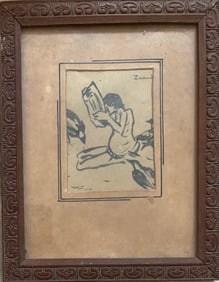 Zainul Abedin (Bangladesh 1914-1976) watercolour on paper